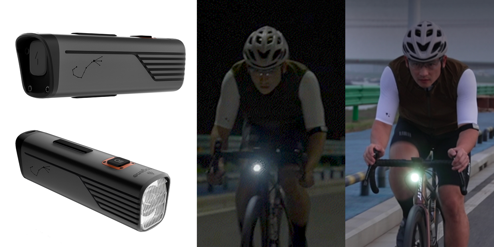 Lampka rowerowa Magene AT1600 przednia